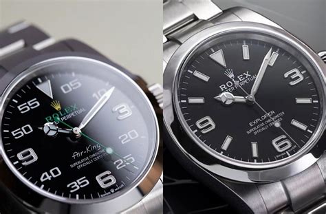 rolex air king oder explorer 2|rolex air king vs datejust.